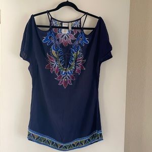 Trina Turk beach cover - Off the shoulder.